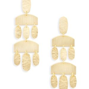 Kendra Scott Emmet Gold Statement Earrings